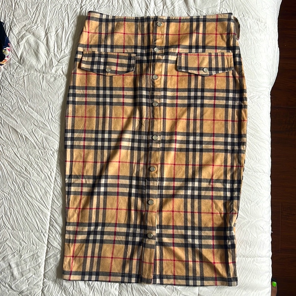 Plaid skirt